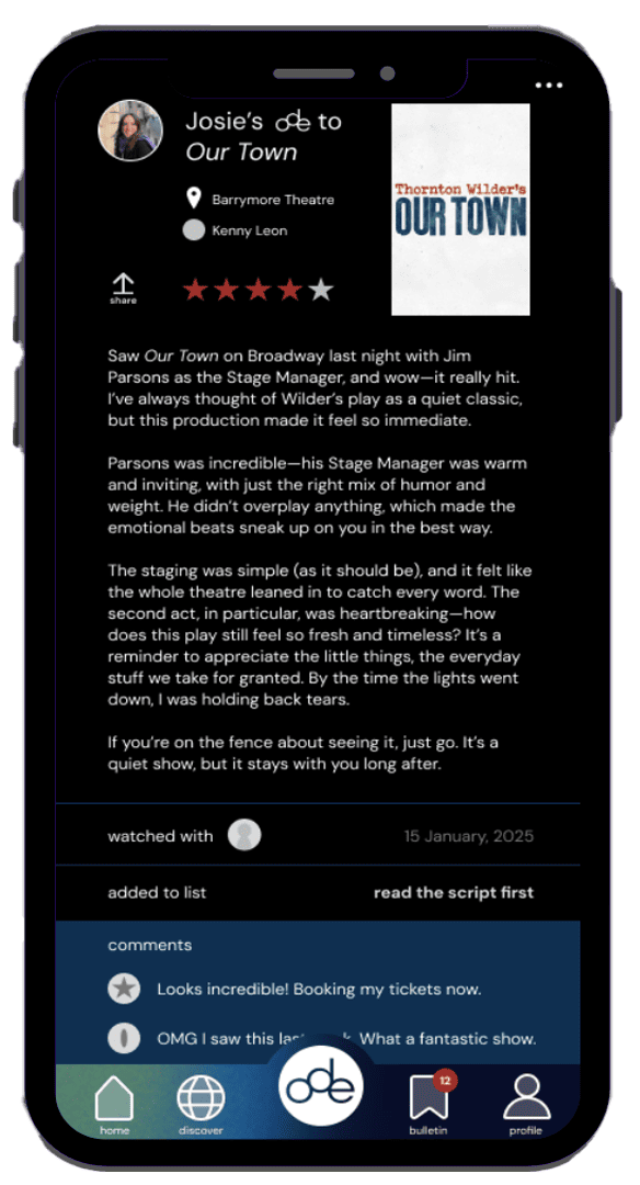 ode app preview - review